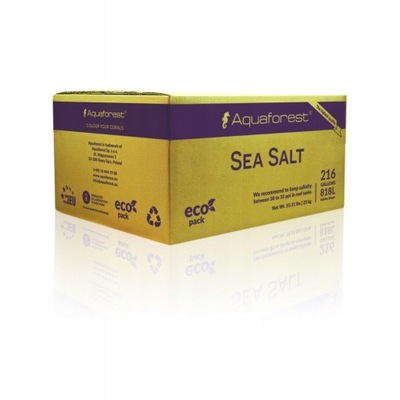 Sól morska Aquaforest Sea Salt 25kg BOX