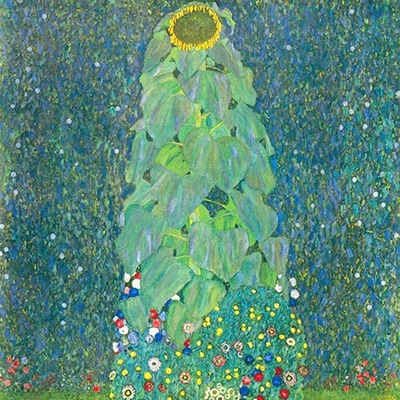 Obraz The sunflower - Gustav Klimt 20x20