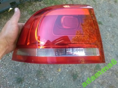 Лампа задняя задняя левая vw touareg 7p6 w крыло фото №1