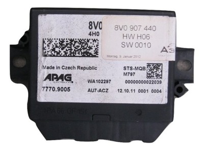 AUDI A3 8V CONTROL UNIT LOKALIZACJI 8V0907440 - milautoparts-fr.ukrlive.com