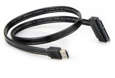 Kabel eSATA - SATA 22 Pin HDD DYSK 2,5 SSD 0,5m