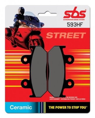 SBS PROMO PADS BRAKE KH121 STREET CERAMIC COLOR BLACK - milautoparts-fr.ukrlive.com