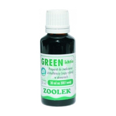 ZOOLEK GREEN ZIELEŃ 250 ICHTIO NA OSPĘ ODKAŻALNIK