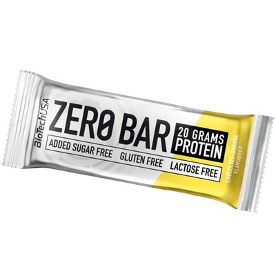 BioTech Zero Bar baton proteinowy 50g czekolada banan