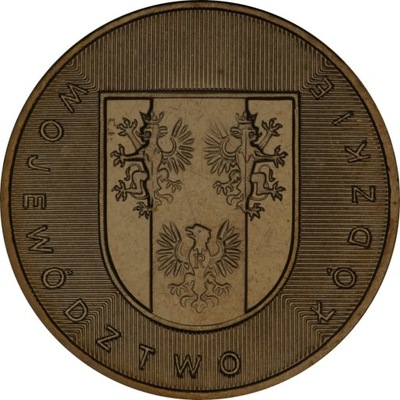 Moneta 2 zł Województwo Łódzkie