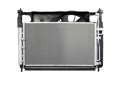 Комплект радіатор вентилятори chevrolet captiva mt фото №1