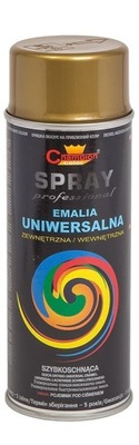 Farba smalt Sprej Lak Zlatý 400ml Champion