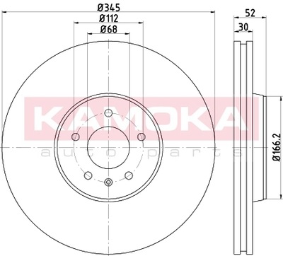 KAMOKA 103310 DISC BRAKE - milautoparts-fr.ukrlive.com