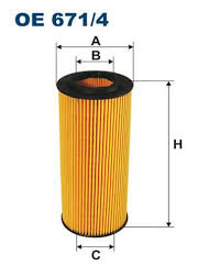 FILTRON FILTER OILS OE671/4 VW TOUAREG 2.8-3.2FSI - milautoparts-fr.ukrlive.com