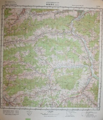 MAPA SZTAB GENERALNY OSIELEC TENCZYN STRÓŻA PCIM