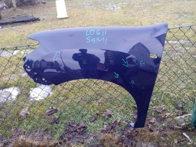 Крила лівий перед dacia logan 2 sandero ii 12- фото №1