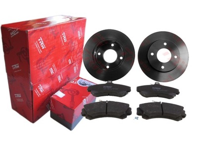 DISCS + PADS TRW FRONT MITSUBISHI COLT VI - milautoparts-fr.ukrlive.com