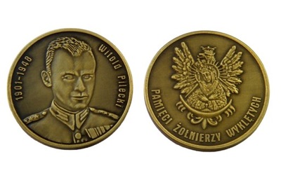 Żołnierze Wyklęci WITOLD PILECKI numizmat moneta