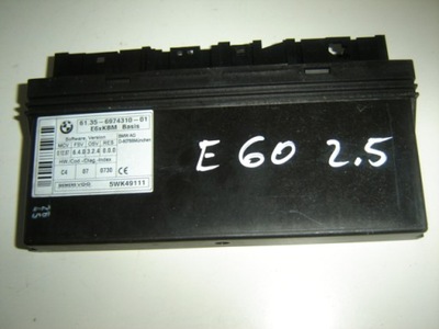 BMW E60 E61 03-07R MODULE DE CONFORT 6974310 - milautoparts-fr.ukrlive.com