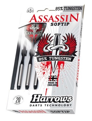 Harrows Rzutki ASSASSIN 16 GR softip 85% Tungsten