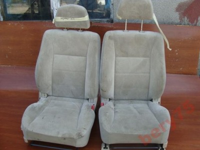 MITSUBISHI PAJERO 02R SEAT SEATS FRONT SET  