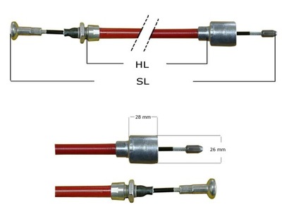 TUYAU DE FREIN CÂBLE BOWDENA AL-KO 1790/1986 - milautoparts-fr.ukrlive.com