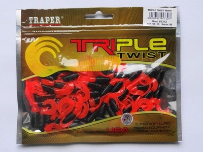 Twister Traper Triple 4cm- 5sztuk nr.15