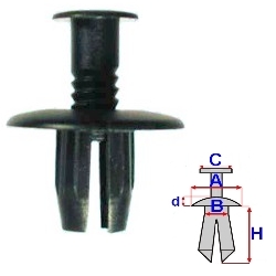 RIVET DE COLLECTEUR EXTENSEUR FORD ESCORT FIESTA A15266 - milautoparts-fr.ukrlive.com