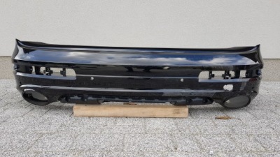 Audi q7 w12 бампер задня оригінал d091 фото №1