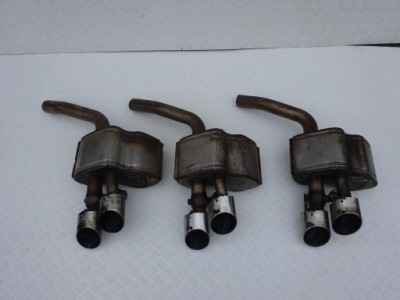 Maserati ghibli вихлоп гасник 670030855 лівий фото №1