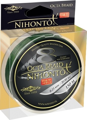 PLECIONKA MIKADO NIHONTO OCTA BRAID 0,30mm GREEN