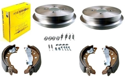 BEBNY BRAKE SHOES SET ASSEMBLY SEAT MII SKODA CITIGO VW UP 2011- REAR 200MM - milautoparts-fr.ukrlive.com