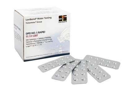 Tabletki do Testera Wolnego Chloru DPD1 Rapid x100