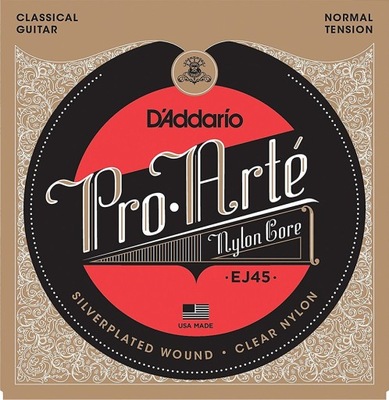 D'Addario EJ45 struny klasyk naciąg: NORMAL