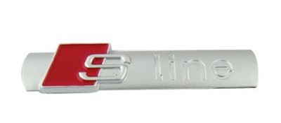 EMBLEM SIGN LOGO AUDI S-LINE MATTE METAL - milautoparts-fr.ukrlive.com