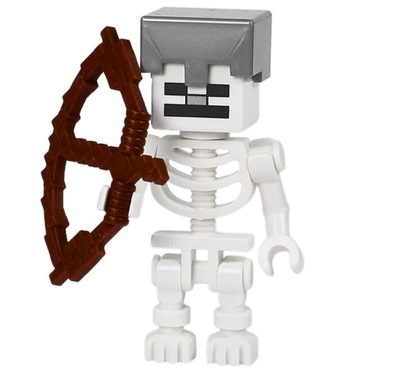 LEGO Minecraft Szkielet figurka łuk hełm ORYGINAŁ z zestawu LEGO