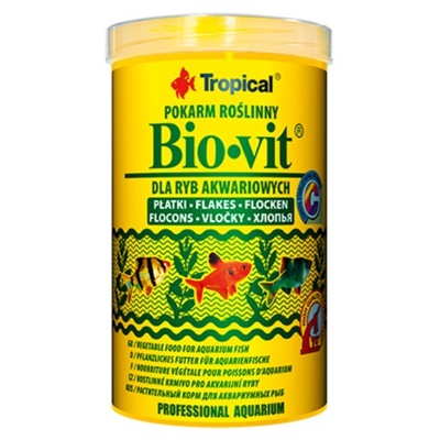 Pokarm Tropical Bio-Vit puszka 100ml - płatki