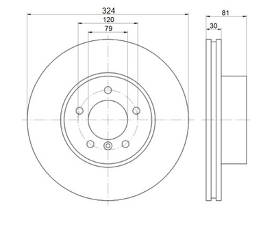 DISCS MIKODA 0444 BMW 7 E65 E66 E67 FRONT 324MM - milautoparts-fr.ukrlive.com