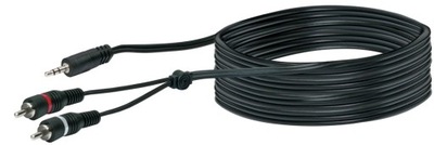 KABEL PRZEWÓD AUX JACK 3,5mm RCA Cinch STEREO 3m