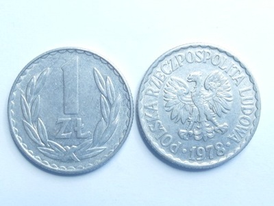 Moneta 1 zł złoty 1978 r bzm ładna