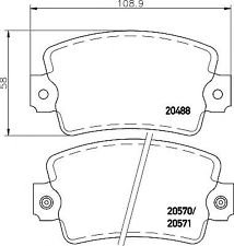 ORIGINAL PADS BRAKE TRW FRONT CITROEN SAXO - milautoparts-fr.ukrlive.com