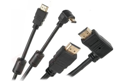 KABEL HDMI HDMI MĘSKO MĘSKI 1,8M 1.4V KĄTOWY