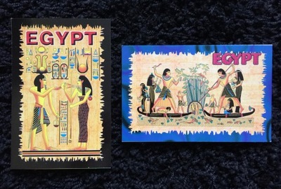 Kartka pocztówka Hieroglify, papirus EGIPT