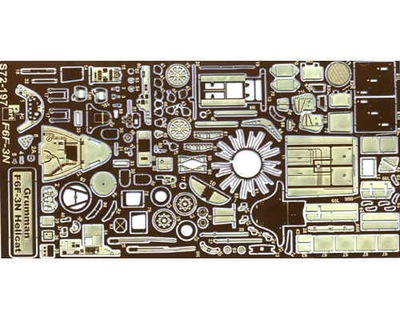 Part S72-197 1/72 F-6F-3N Hellcat - conversion set (Italeri) - milautoparts-fr.ukrlive.com