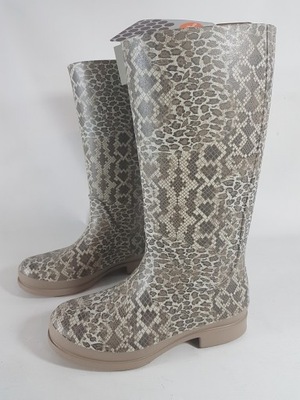 Buty CROCS WELLIE LEOPARD DAMSKIE 34/35