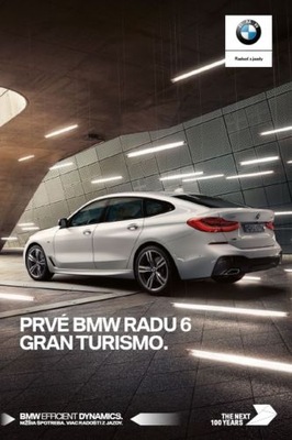 BMW 6 GRAN TURISMO PROSPEKT MODELO 2018 SLOWACJA 44 STR.  