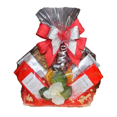 ZESTAW KAWA -  HERBATA  IDEALNY PREZENT W KOSZYKU