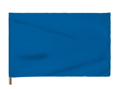 FLAGA NIEBIESKA BLUE WYŚCIGOWA SYGNAŁOWA 80x50