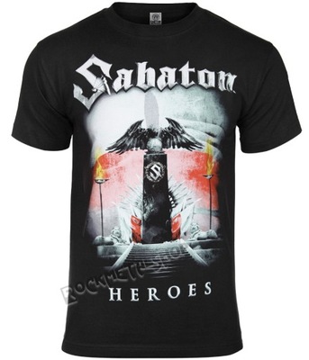 KOSZULKA SABATON HEROES POLAND rozm. S okazja !!!! porwana folia