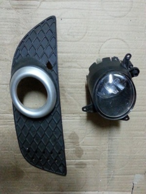 Противотуманная фара правый mitsubishi lancer x + решётка хром фото №1