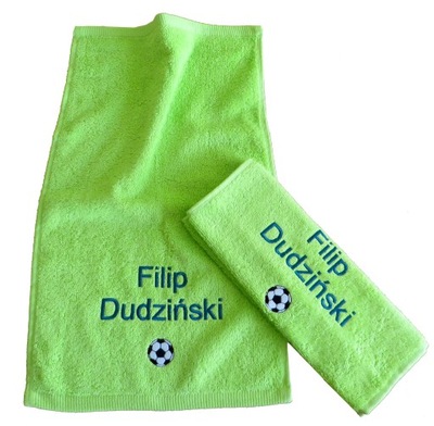 Prezent na DZIEŃ DZIECKA ręcznik z napisem IMIĘ