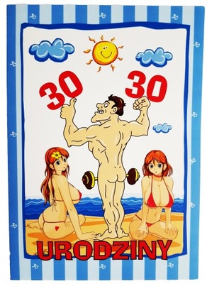 Kartka, Super Życzenia dla Faceta na 30 Urodziny !
