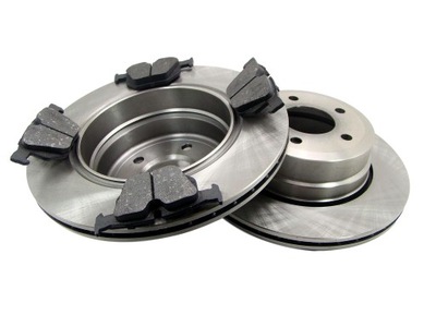 DISCS 2 PCS. + PADS REAR BMW 5 E60 E61 4X4 - milautoparts-fr.ukrlive.com