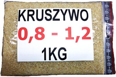 KRUSZYWO PIASEK 0,8 - 1,2 Kwarcowy 1kg