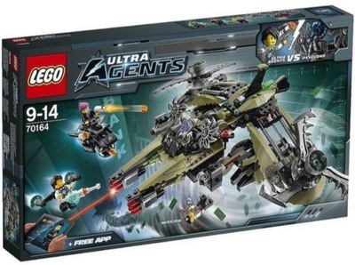 LEGO ULTRA AGENTS 70164 Operacja Huragan Unikat